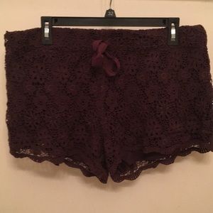 Crochet trimmed Shorts